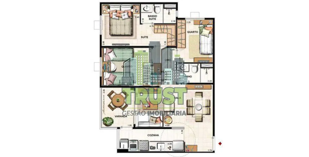 Apartamento, 3 quartos, 67 m² - Foto 36