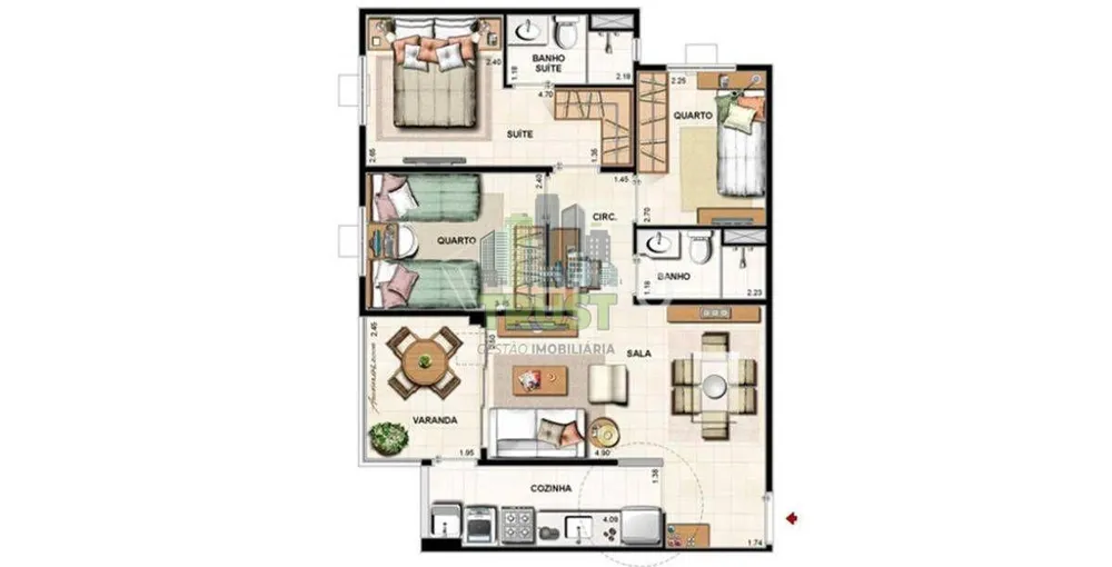 Apartamento, 3 quartos, 68 m² - Foto 15