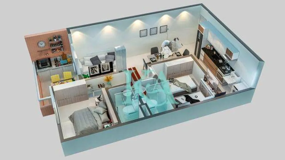Apartamento, 2 quartos, 60 m² - Foto 7