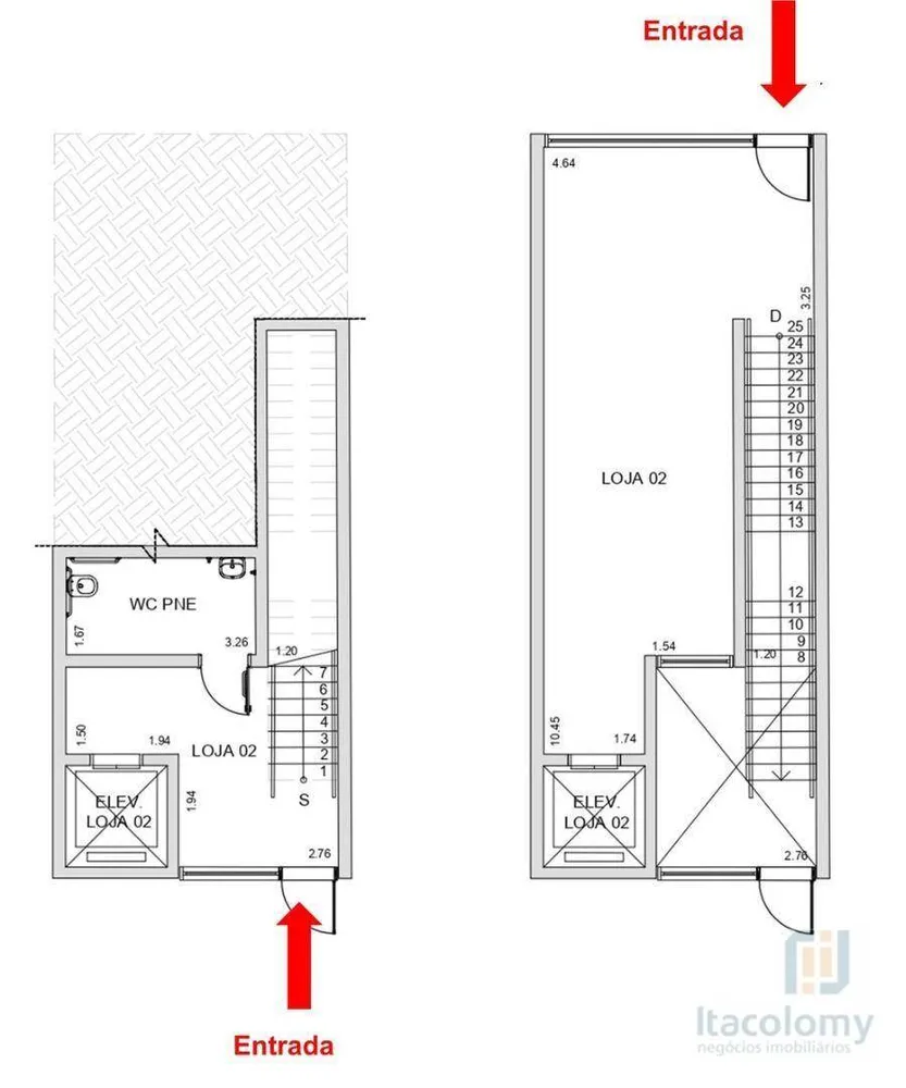 Loja-Salão, 78 m² - Foto 2