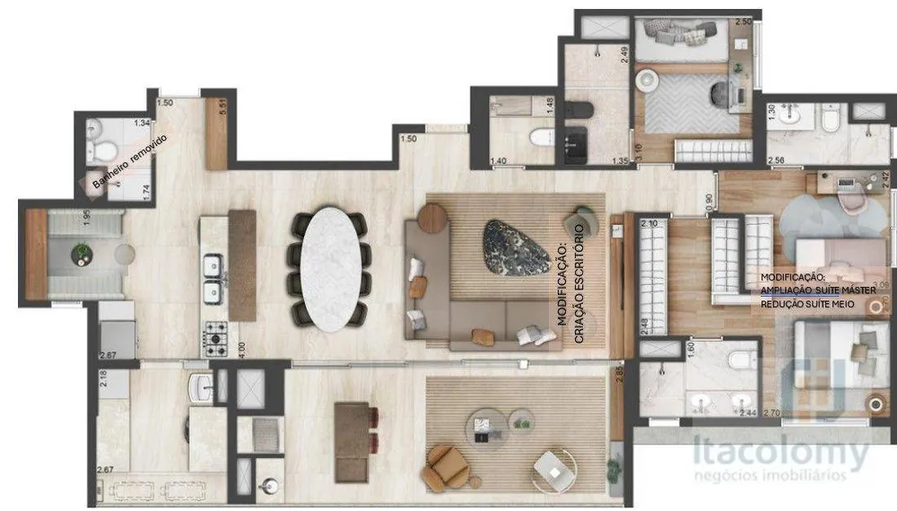 Apartamento, 3 quartos, 146 m² - Foto 16