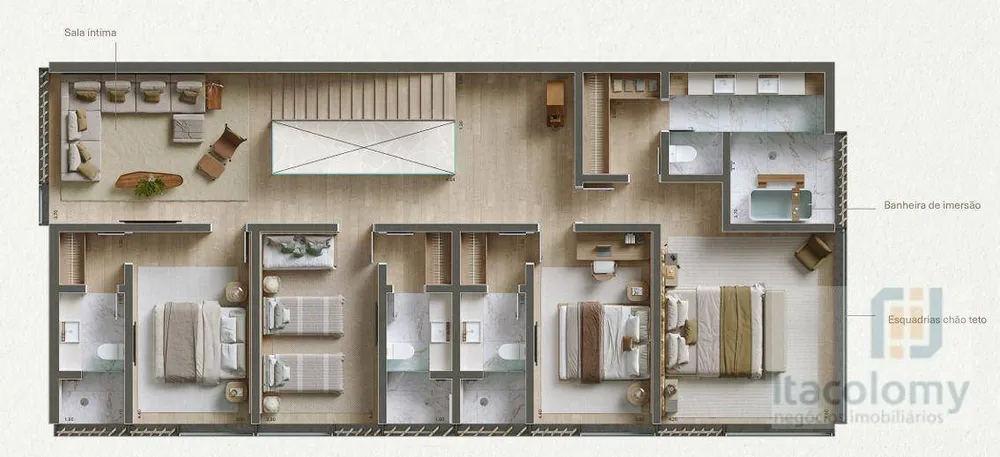 Casa de Condomínio, 5 quartos - Foto 5