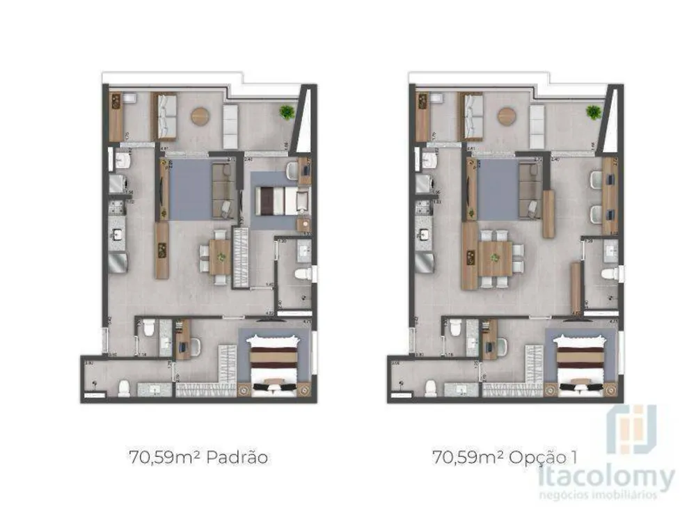 Apartamento, 1 quarto, 70 m² - Foto 2