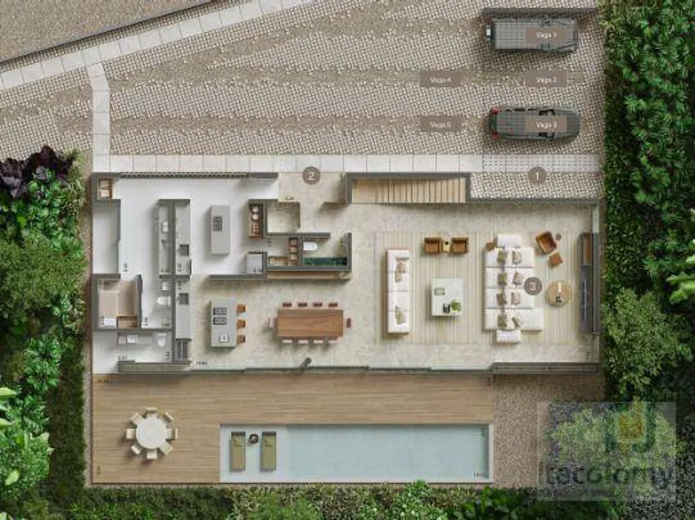 Casa de Condomínio, 6 quartos - Foto 4