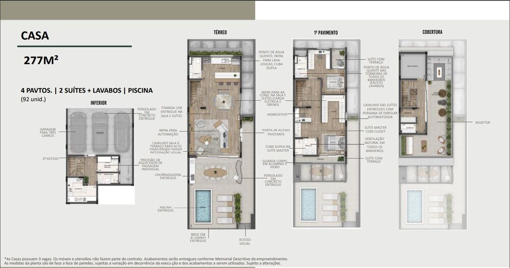 Casa de Condomínio, 3 quartos - Foto 3