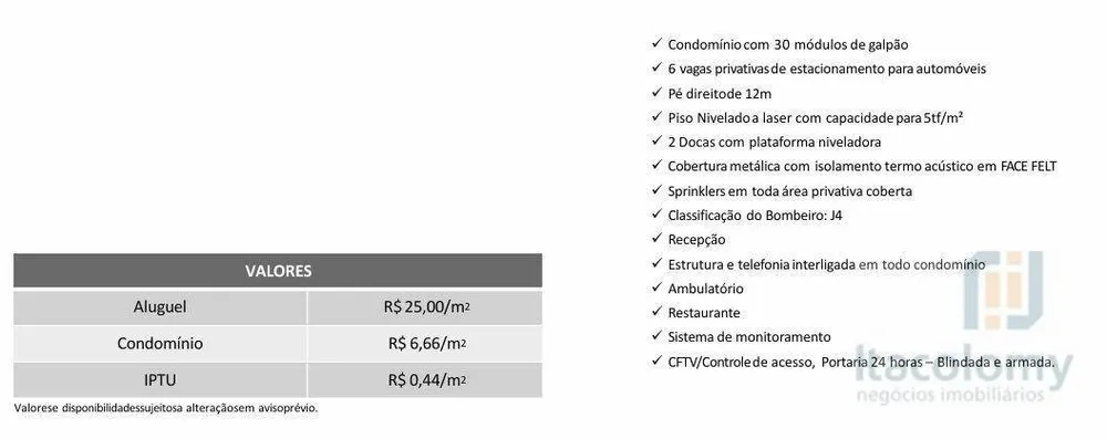 Depósito-Galpão, 1306 m² - Foto 1