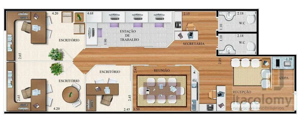 Sala-Conjunto, 66 m² - Foto 7
