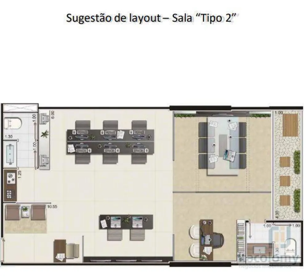 Sala-Conjunto, 102 m² - Foto 8