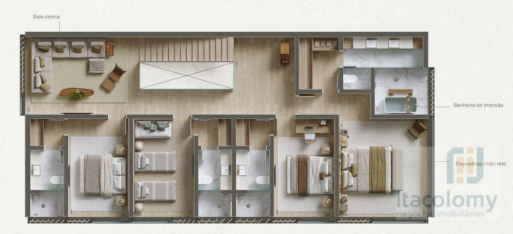Casa de Condomínio, 5 quartos - Foto 6