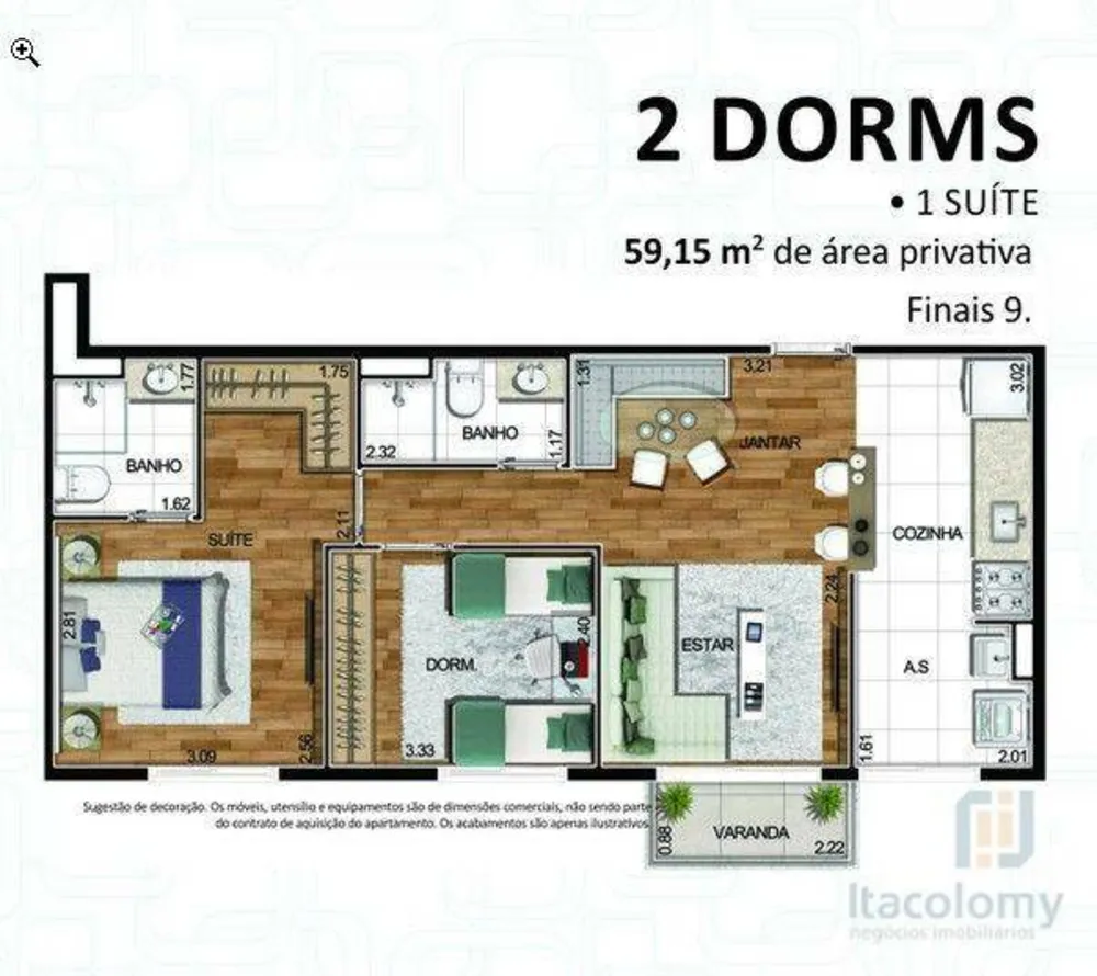 Apartamento, 1 quarto, 38 m² - Foto 11