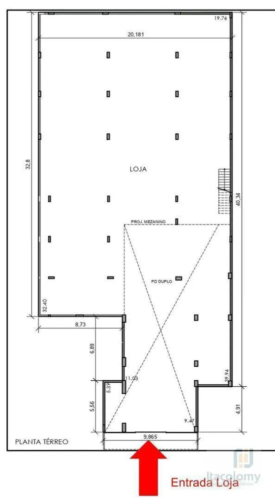 Loja-Salão, 1328 m² - Foto 3