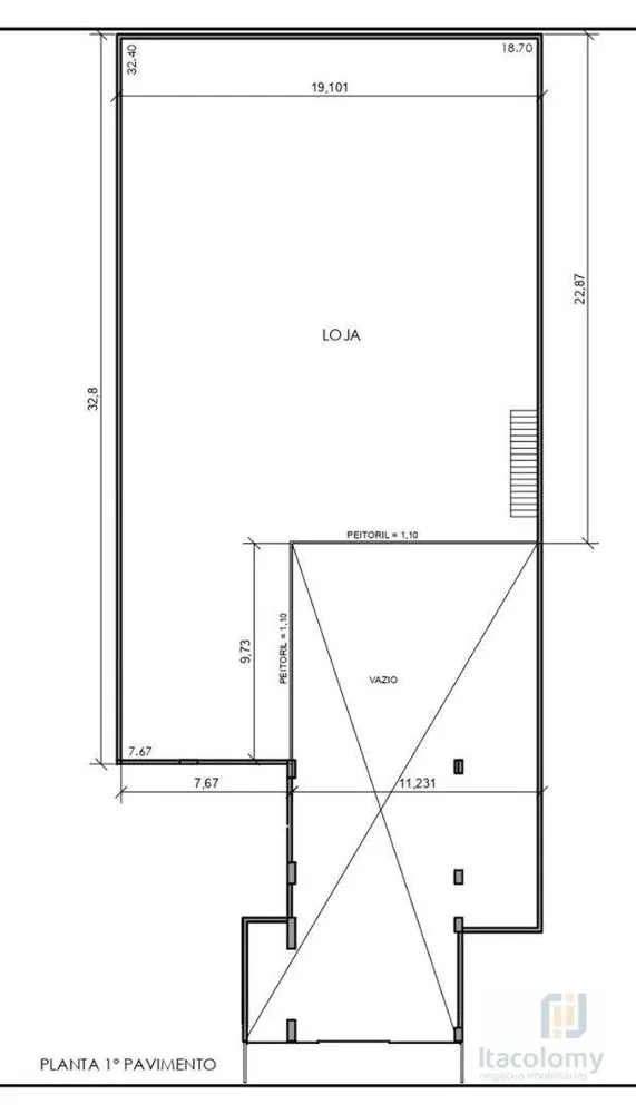 Loja-Salão, 1328 m² - Foto 2