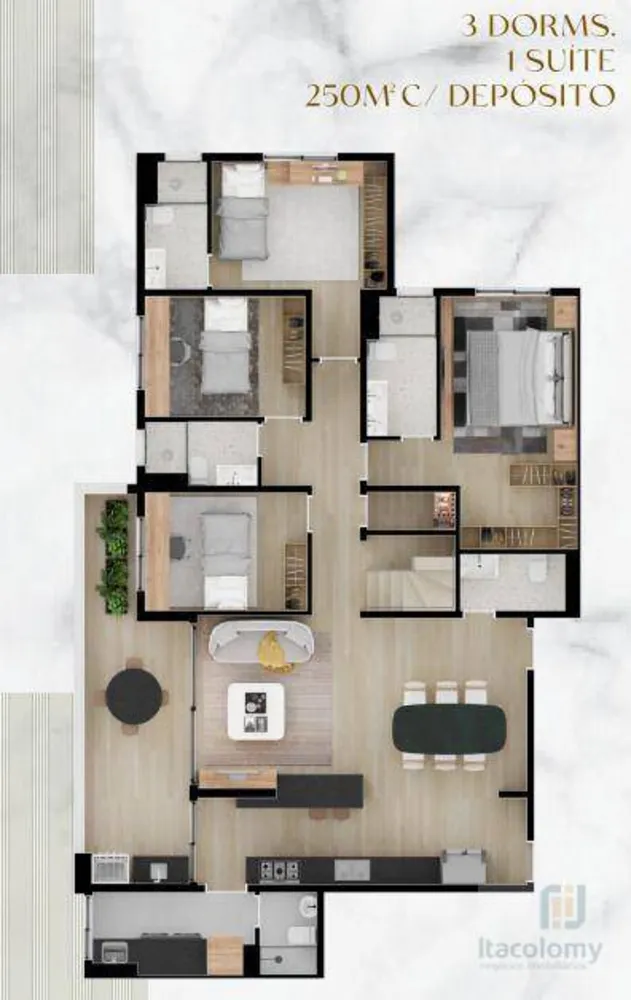 Apartamento, 3 quartos, 125 m² - Foto 4