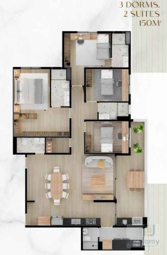 Apartamento, 3 quartos, 125 m² - Foto 7