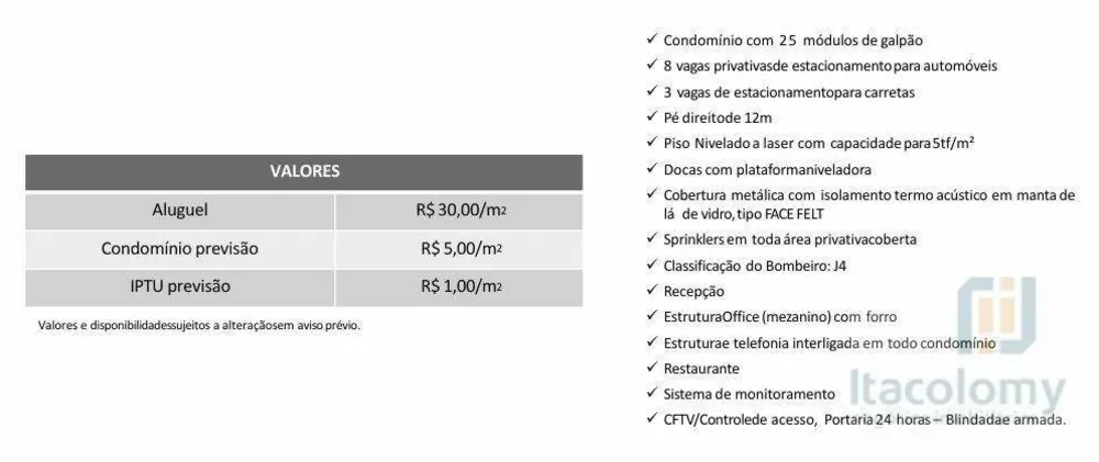 Depósito-Galpão, 1813 m² - Foto 1