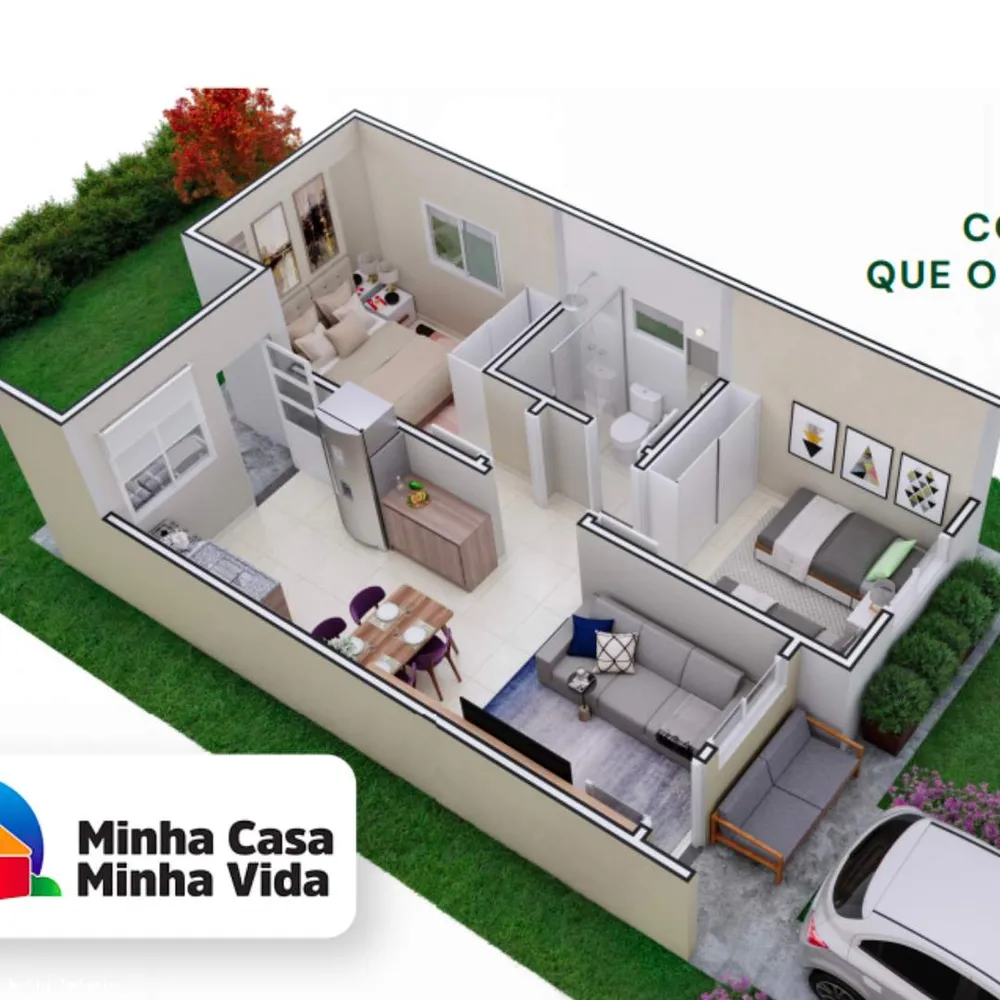 Casa de Condomínio, 2 quartos - Foto 4