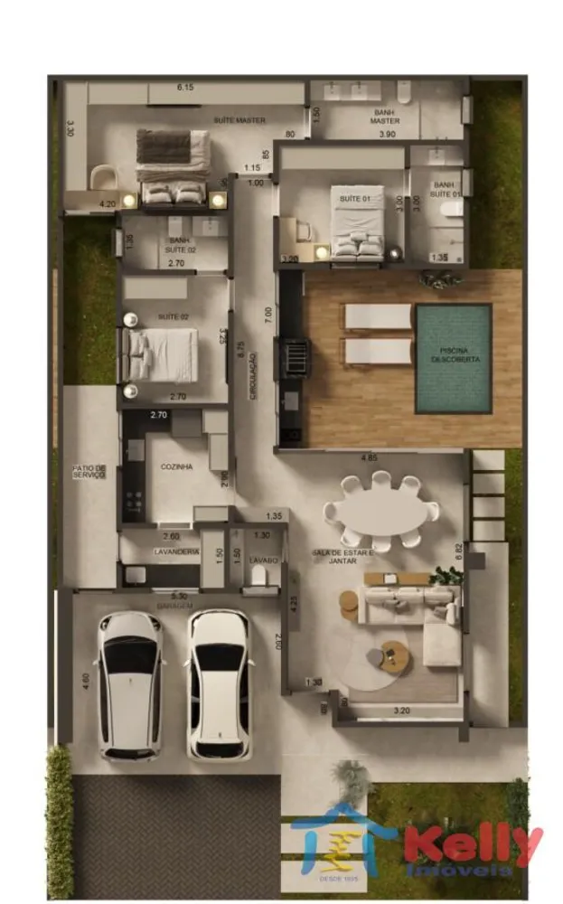Casa de Condomínio, 3 quartos - Foto 6