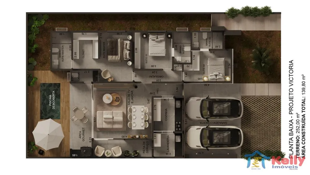 Casa de Condomínio, 3 quartos - Foto 4