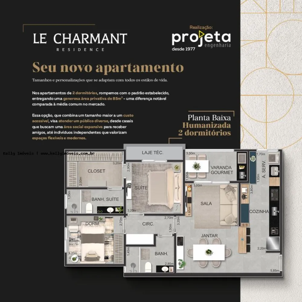 Apartamento, 2 quartos, 85 m² - Foto 6