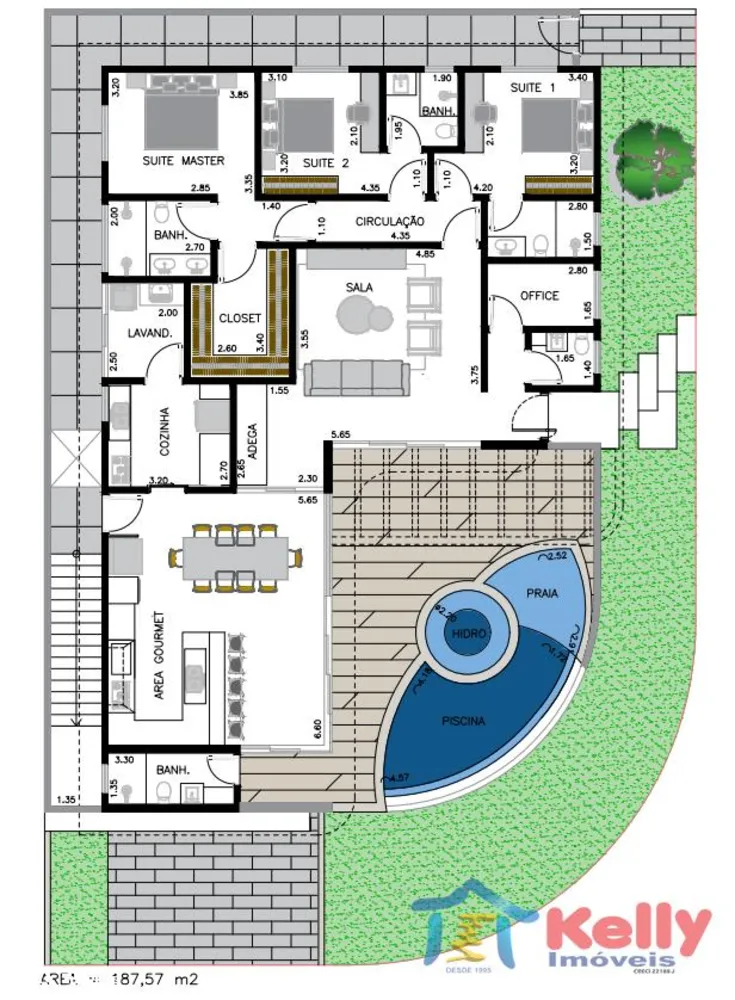 Casa de Condomínio, 3 quartos - Foto 4