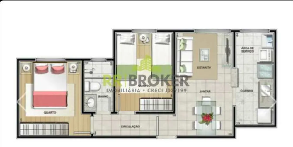 Apartamento, 2 quartos, 47 m² - Foto 6