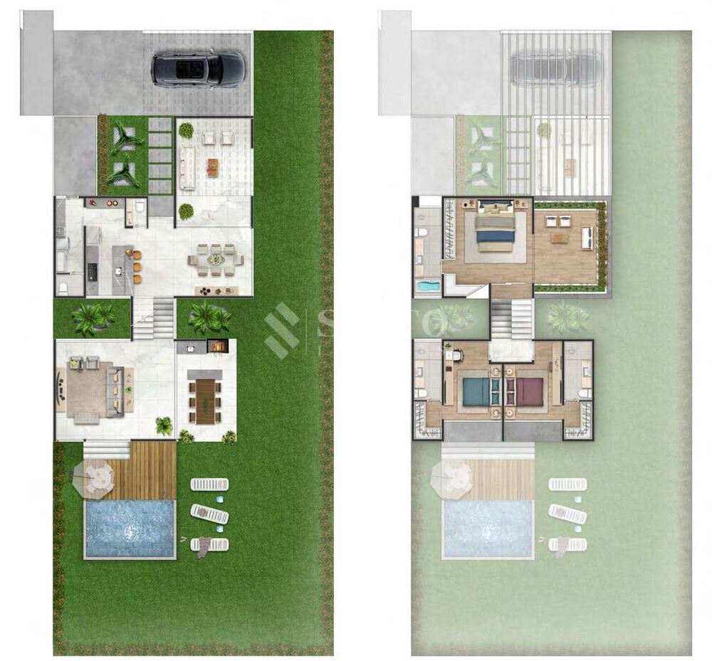 Casa de Condomínio, 3 quartos - Foto 2