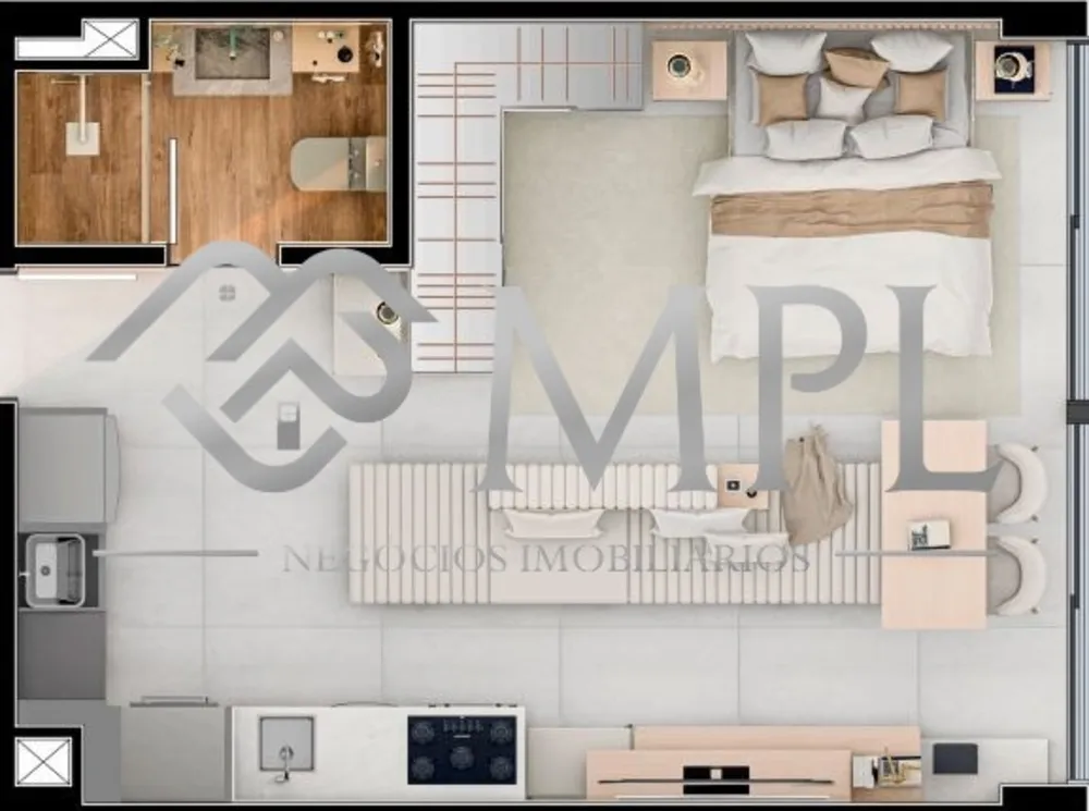 Apartamento, 1 quarto, 39 m² - Foto 6
