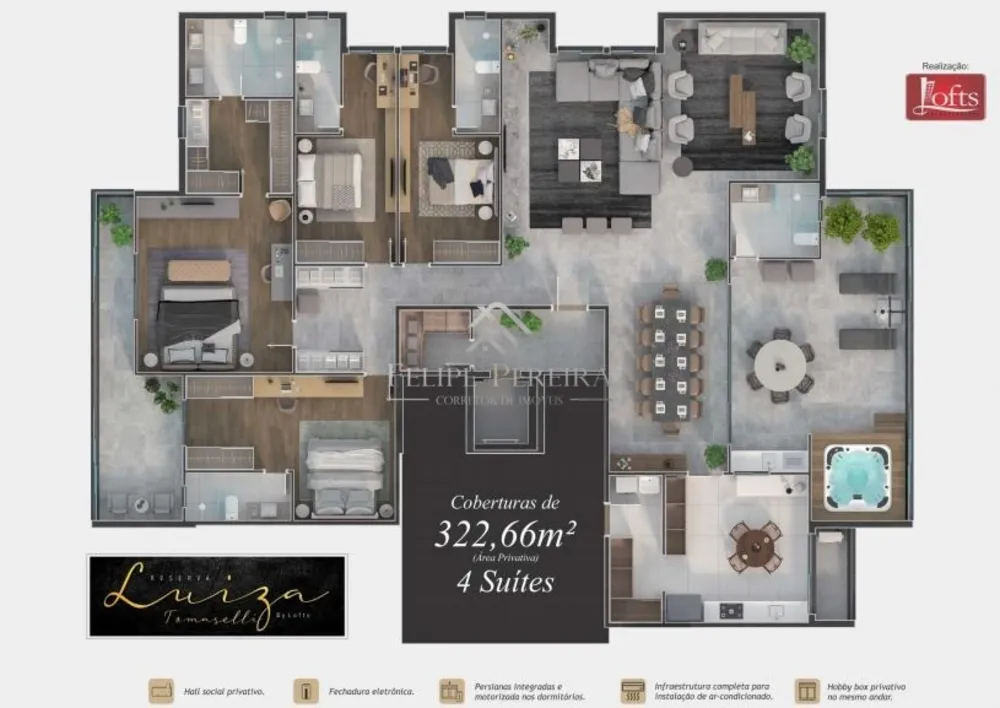 Apartamento, 3 quartos, 155 m² - Foto 1