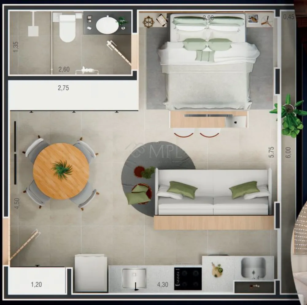 Apartamento, 1 quarto, 38 m² - Foto 12