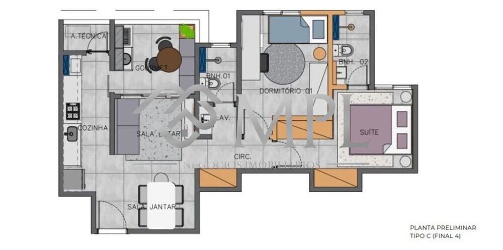 Apartamento, 3 quartos, 75 m² - Foto 7