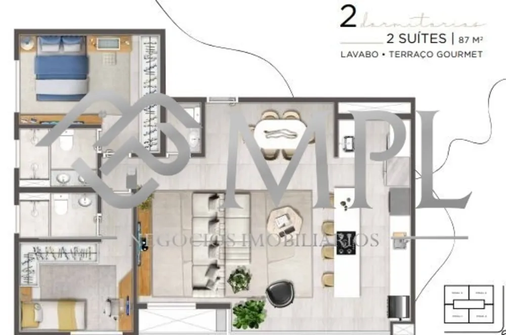 Apartamento, 3 quartos, 87 m² - Foto 14