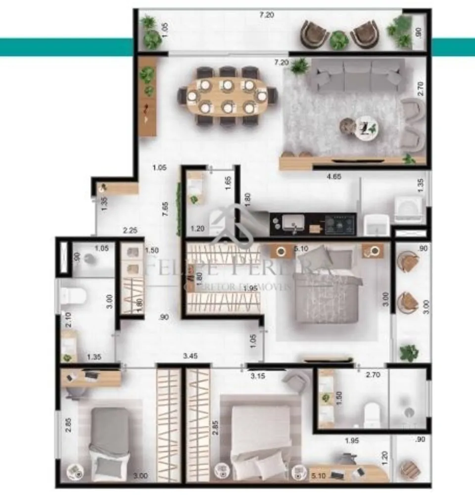 Apartamento, 3 quartos, 103 m² - Foto 10