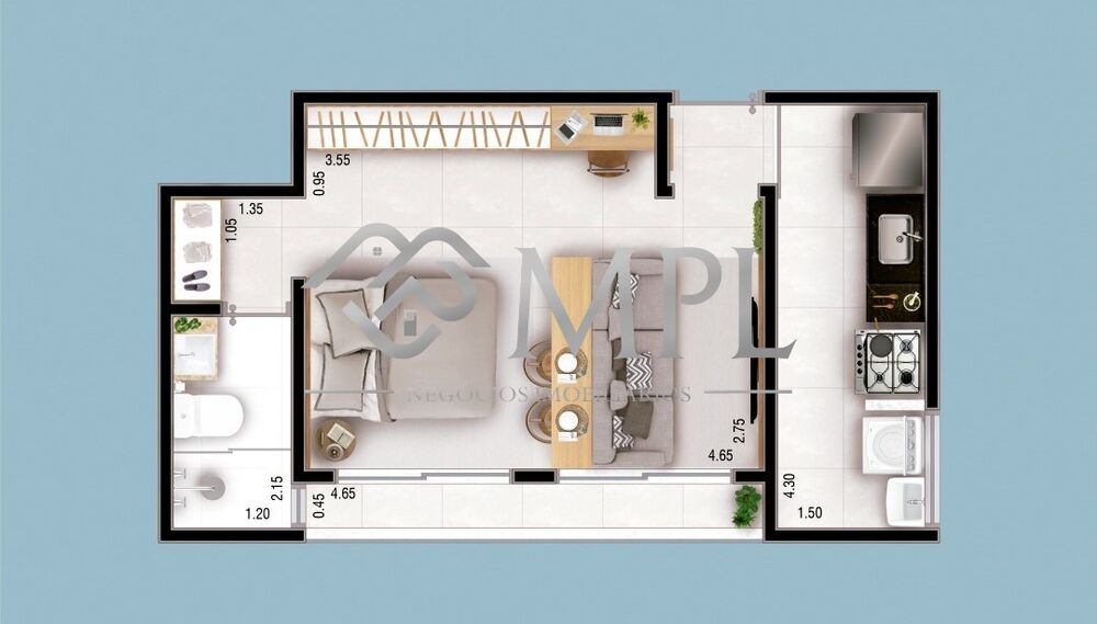 Apartamento, 2 quartos, 57 m² - Foto 6