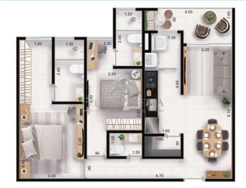 Apartamento, 3 quartos, 97 m² - Foto 6