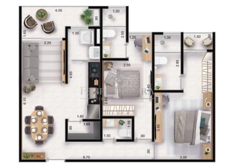 Apartamento, 3 quartos, 97 m² - Foto 5