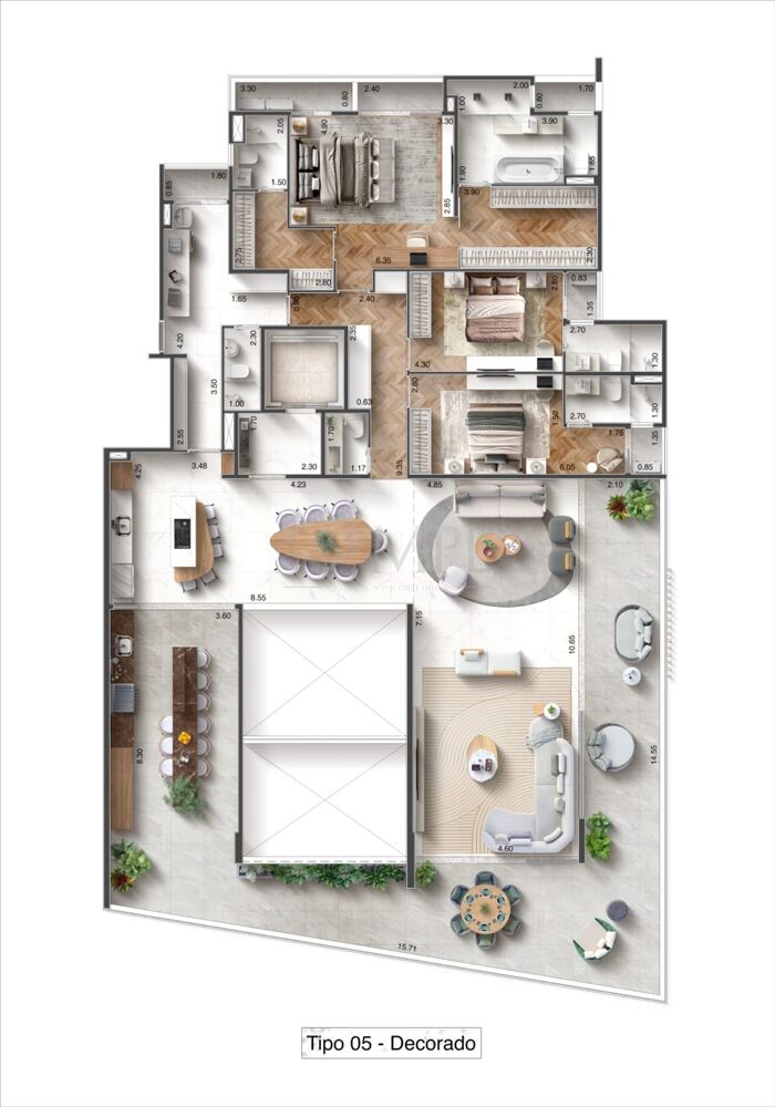 Apartamento, 3 quartos, 318 m² - Foto 19