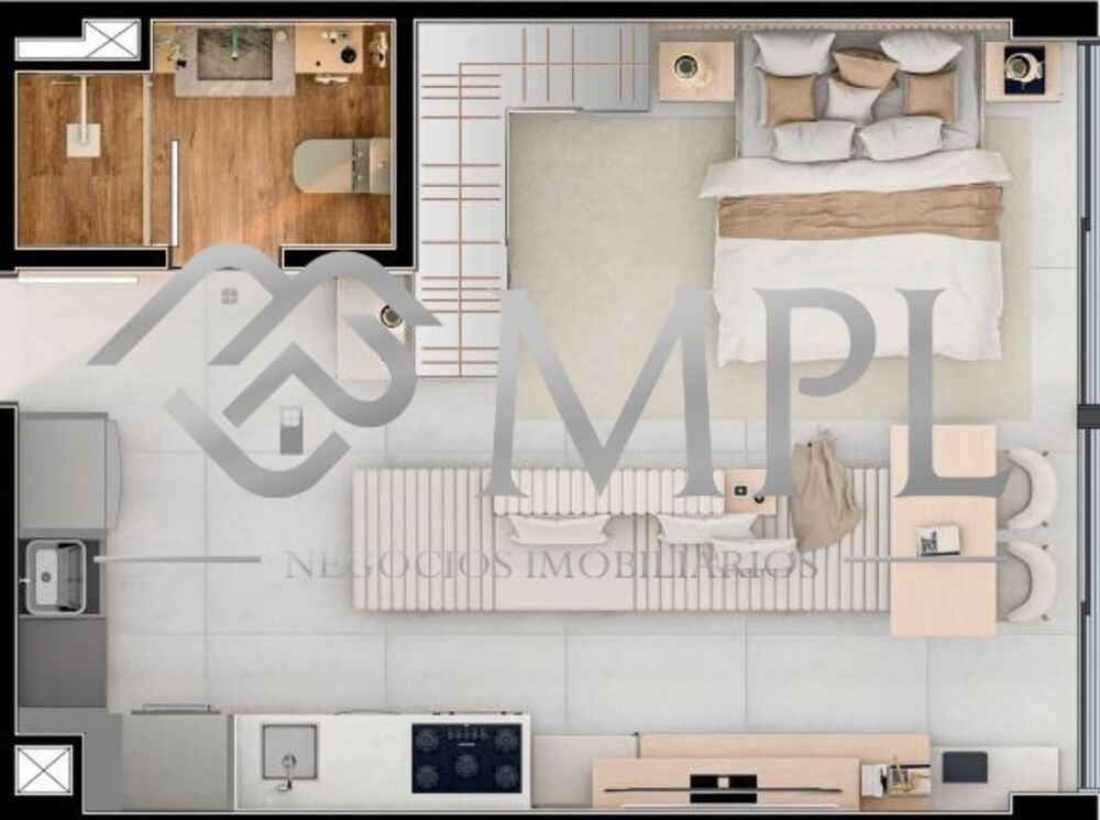 Apartamento, 1 quarto, 39 m² - Foto 7