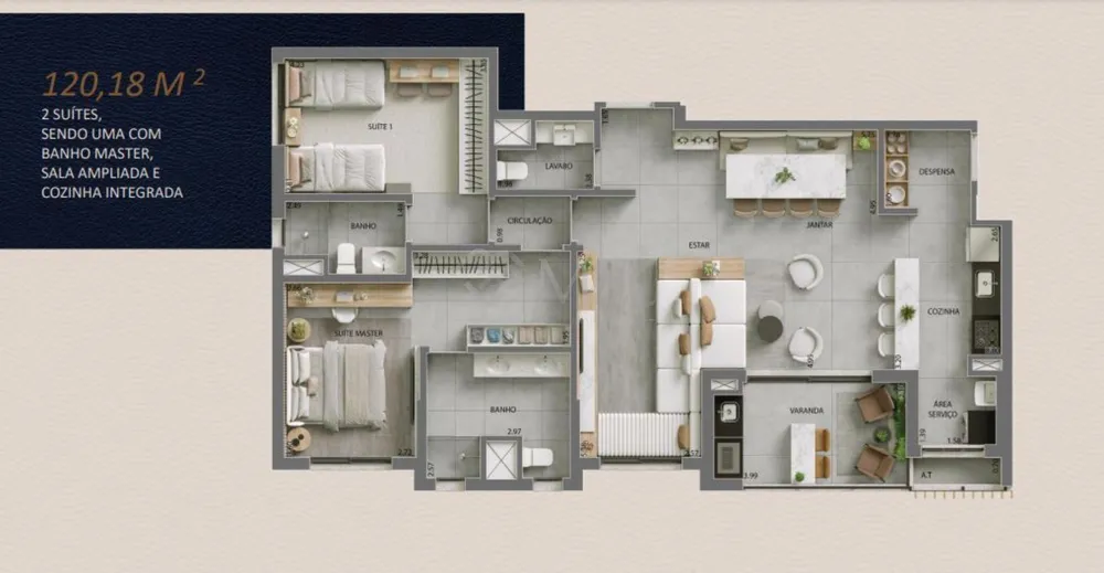 Apartamento, 3 quartos, 120 m² - Foto 12