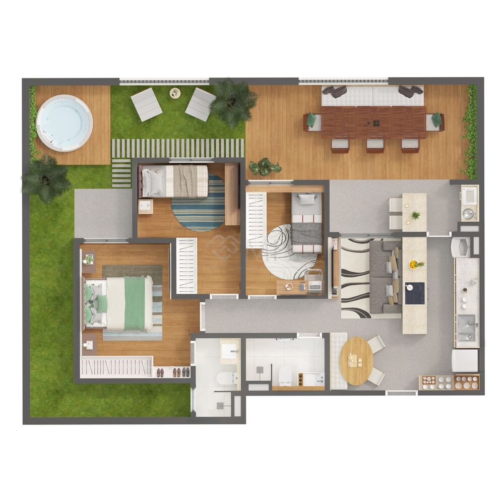 Apartamento, 3 quartos, 64 m² - Foto 9