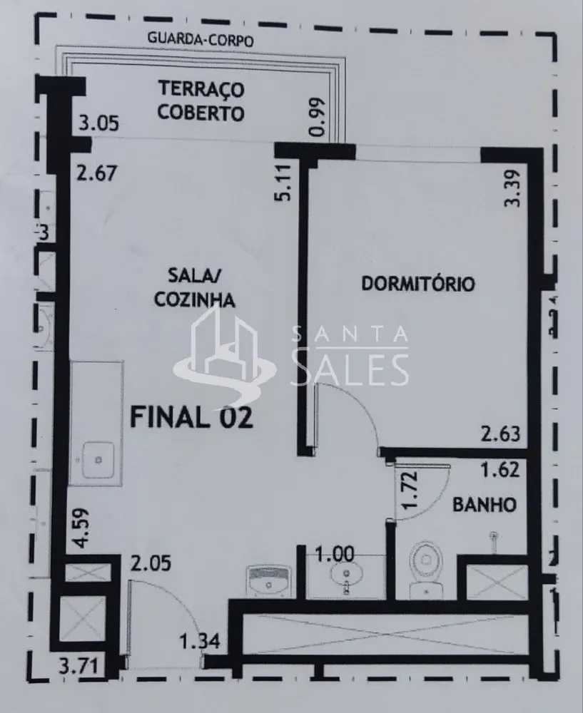 Apartamento, 1 quarto, 31 m² - Foto 6
