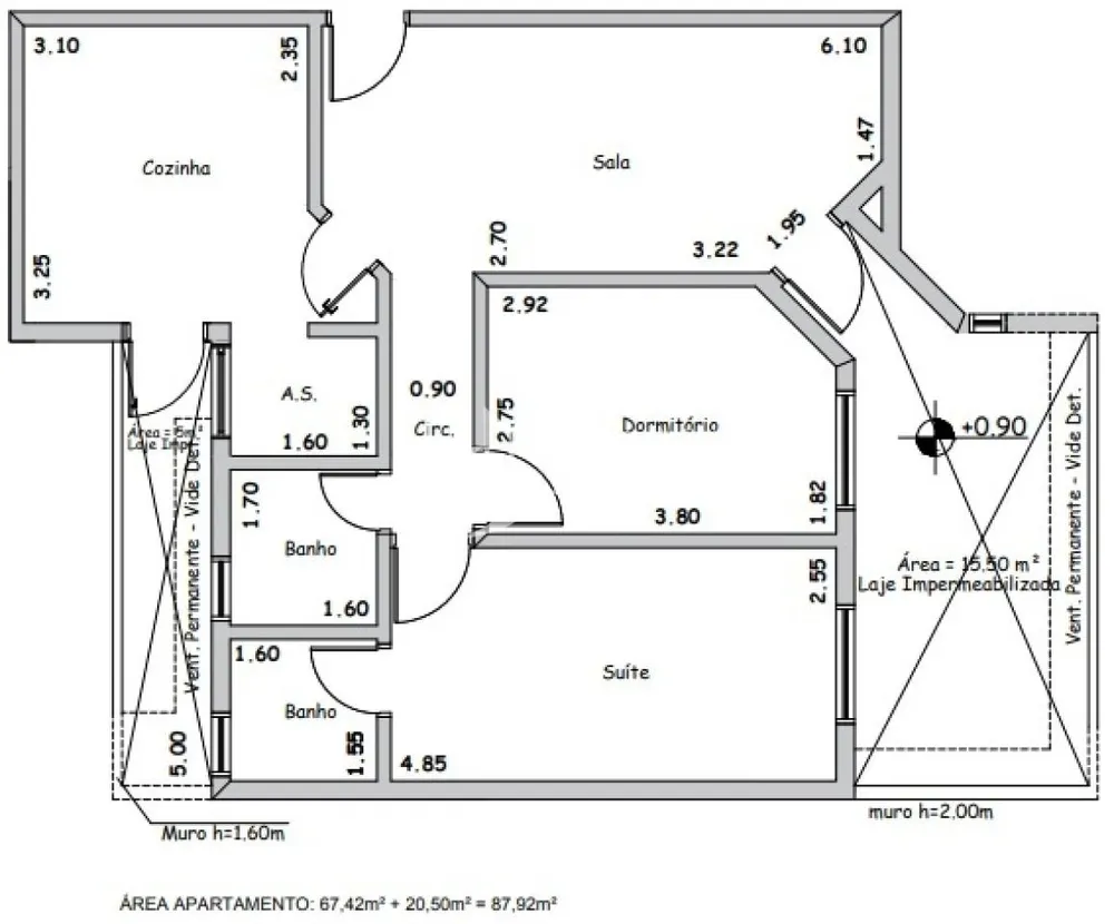 Apartamento, 2 quartos, 88 m² - Foto 11