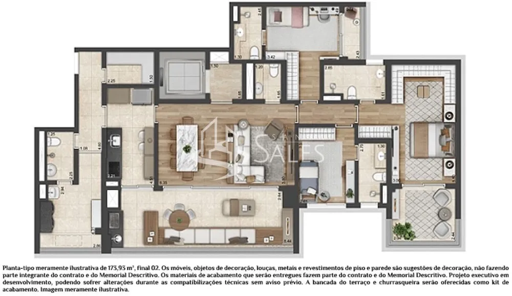 Apartamento, 3 quartos, 173 m² - Foto 5