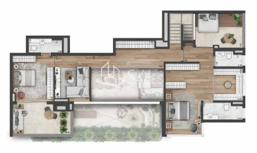 Apartamento, 4 quartos, 325 m² - Foto 3