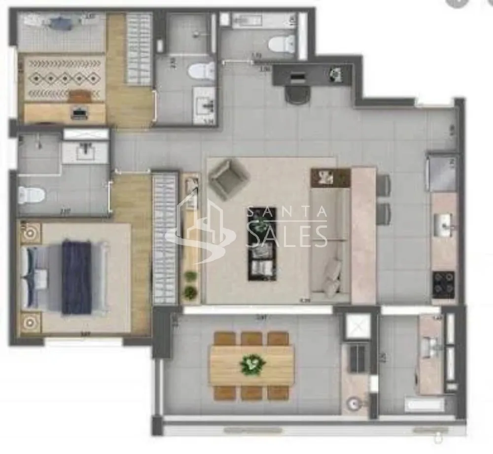 Apartamento, 2 quartos, 86 m² - Foto 16