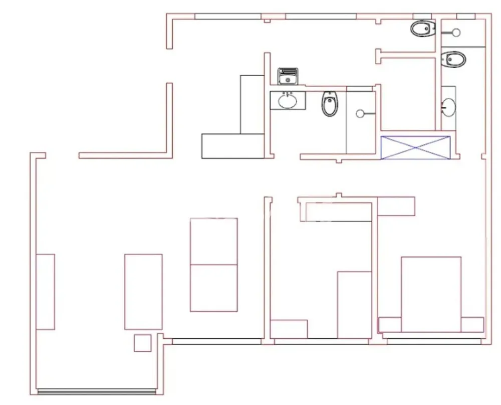 Apartamento, 2 quartos, 100 m² - Foto 1