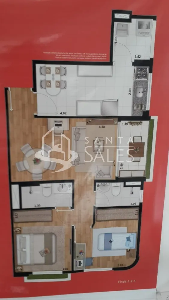 Apartamento, 2 quartos, 63 m² - Foto 12