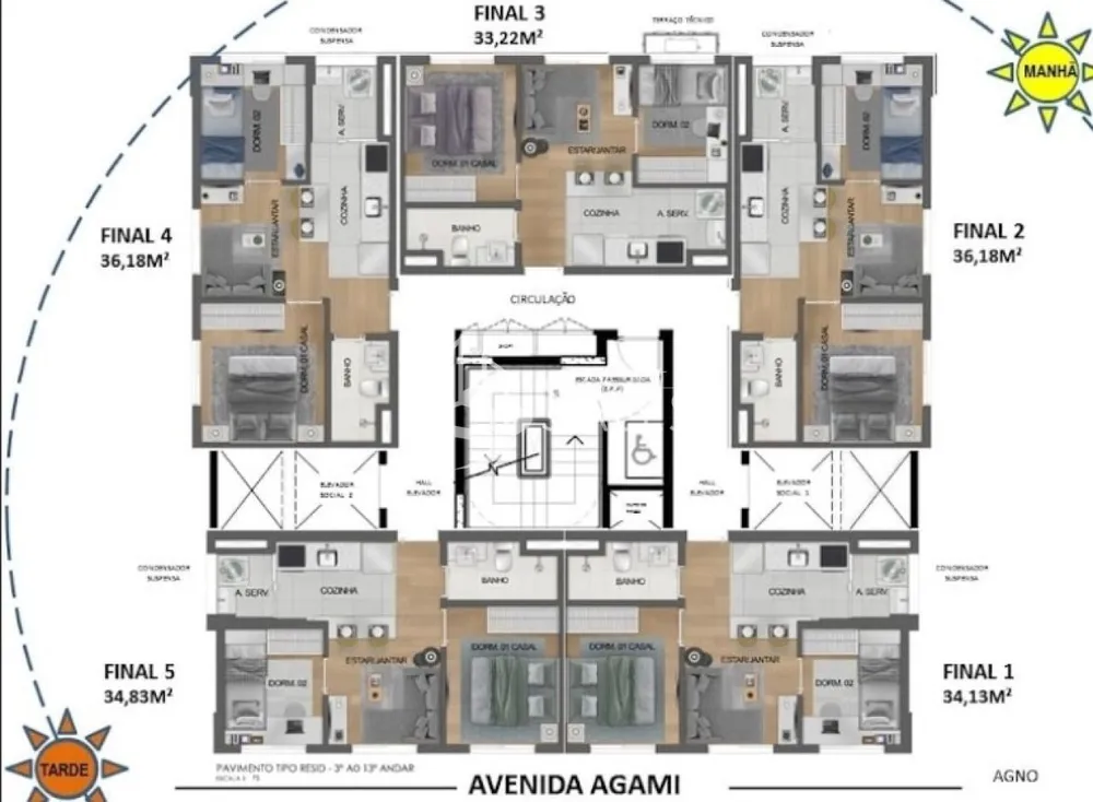 Apartamento, 2 quartos, 34 m² - Foto 9