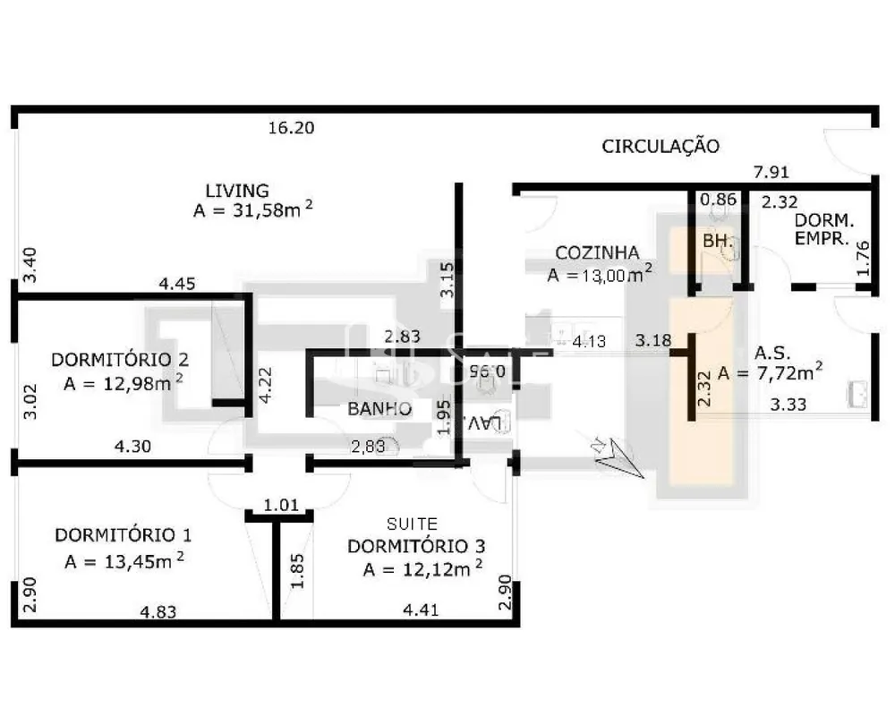 Apartamento, 3 quartos, 138 m² - Foto 7