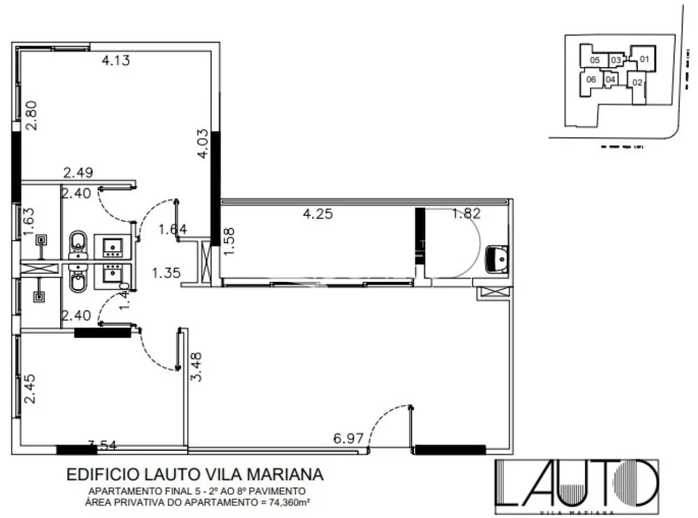 Apartamento, 2 quartos, 75 m² - Foto 6