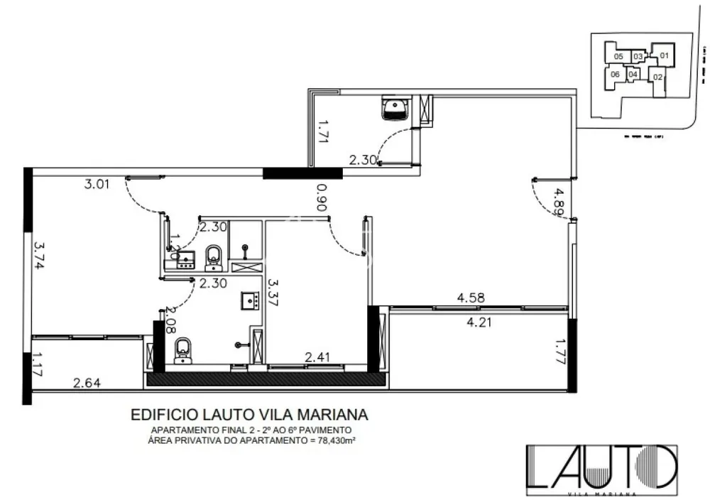 Apartamento, 2 quartos, 75 m² - Foto 9